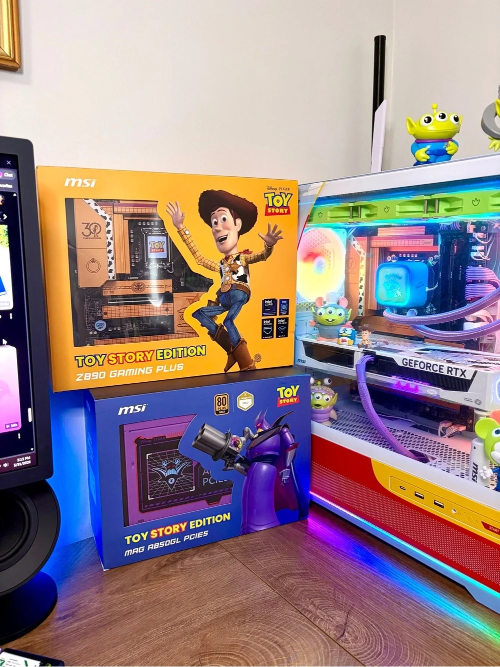 🏆 RARE MSI Toy Story Gaming PC #1/500 RTX 5070 32GB DDR5 + FREE MSI Combo